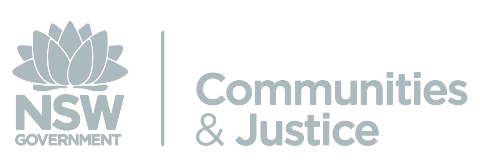 NSW Communities and Justice logo